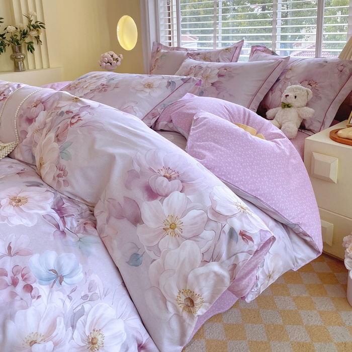 91家纺网 家纺一手货源 找家纺 （总）星期三  2025年4月新款铂金全棉纯棉13372四件套 加微信有会员价