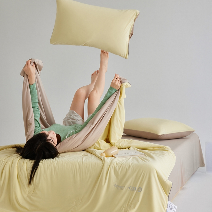 91家纺网 家纺一手货源 找家纺 （总）莱福仕家纺 2025新款凉感兰精天丝夏被系列