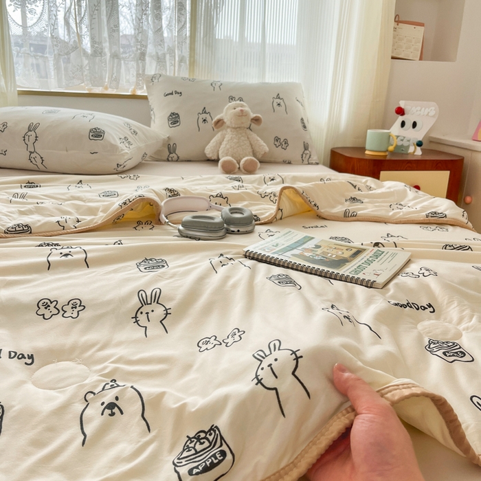 91家纺网 家纺一手货源 找家纺 葡萄家 2025新款A类母婴级大豆纤维牛奶丝针织棉夏凉被（提供买家秀）简笔画