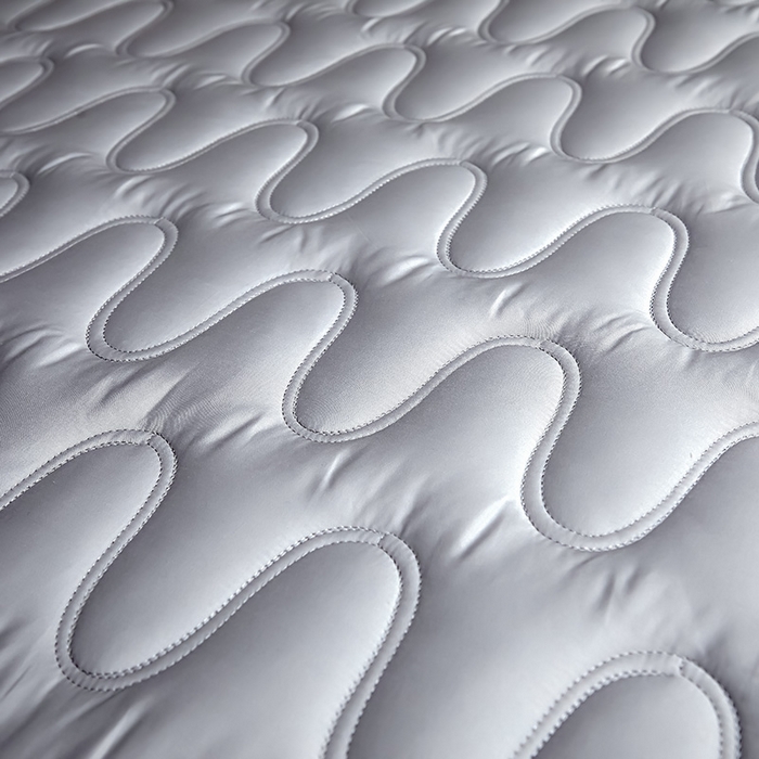 91家纺网 家纺一手货源 找家纺 3C 2025新款100支全棉抗菌夹棉床笠 韵律 灰