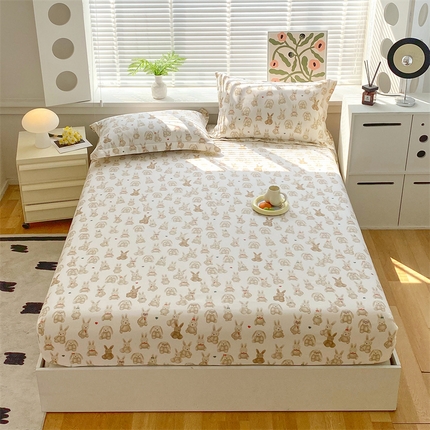 91家纺网 家纺一手货源 找家纺 （总）凯磊2025新款老粗布印花单品床笠床笠单件