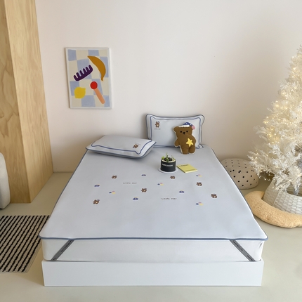 91家纺网 家纺一手货源 找家纺 （总）三味舒屋 2025新款好梦系列大版印花冰藤凉席席子