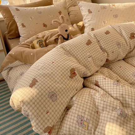 91家纺网 家纺一手货源 找家纺 （总）瑞莱 2025全新纯棉印花萌趣系列四件套（第二批）