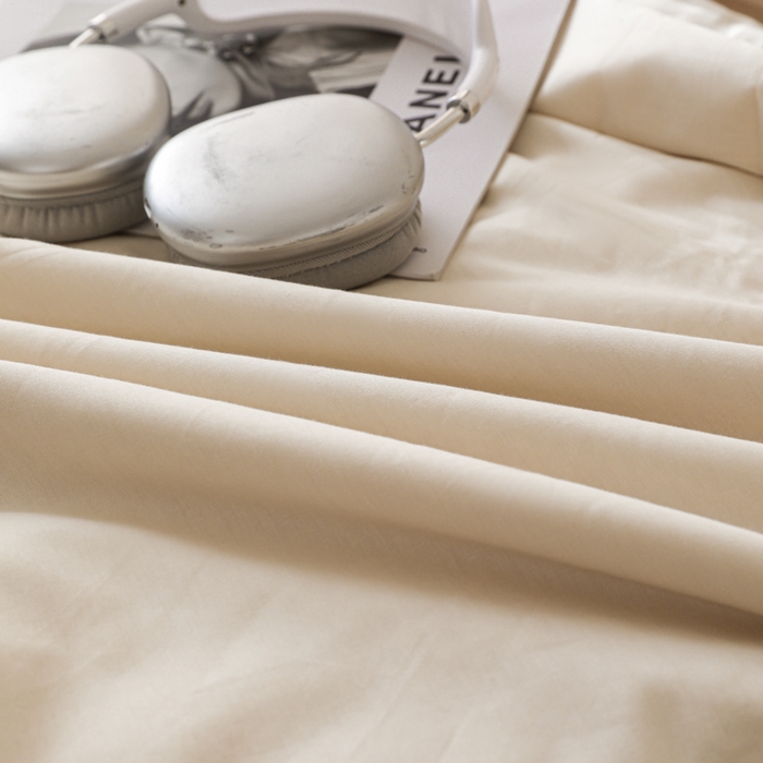 91家纺网 家纺一手货源 找家纺 简宜家居（朝初家纺） 2025新款纯棉刺绣山茶花大豆被 山茶花-米杏