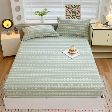 91家纺网 家纺一手货源 找家纺 （总）凯磊2025新款老粗布印花单品床笠床笠单件