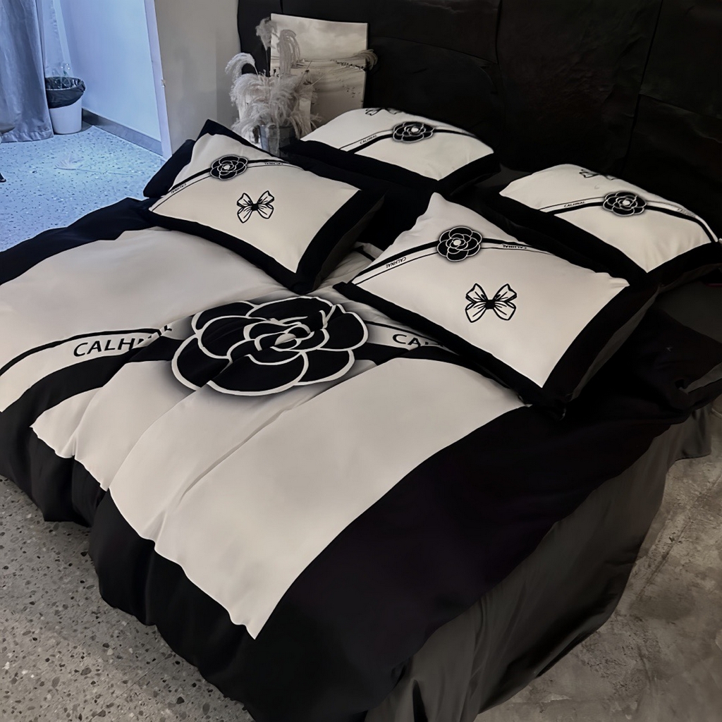 91家纺网 家纺一手货源 找家纺 丽斐 2025新款磨毛数码印花四件套 磨毛香公主