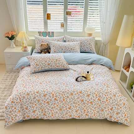 91家纺网 家纺一手货源 找家纺 （总）洺兰家居 2025新款13070全棉单被套