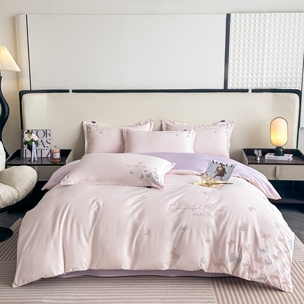 91家纺网 家纺一手货源 找家纺 （总）小傻瓜家居 2025新款直播爆款百分百全棉蝴蝶系列四件套