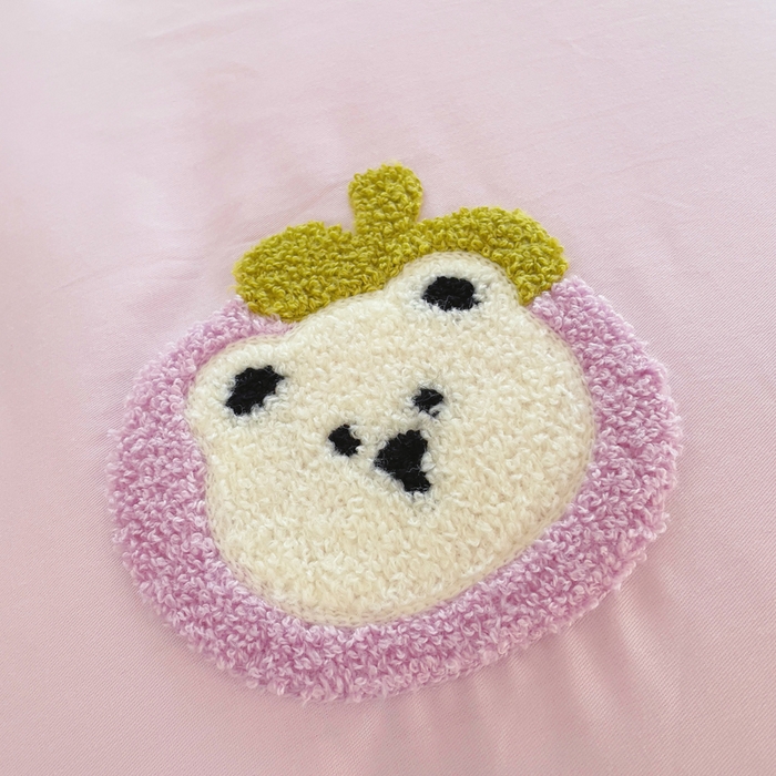 91家纺网 家纺一手货源 找家纺 锦觅家纺 2025新款奶油小清新毛巾绣全棉纯棉四件套-风格一（专版散花必须控价） 甜蜜幸福