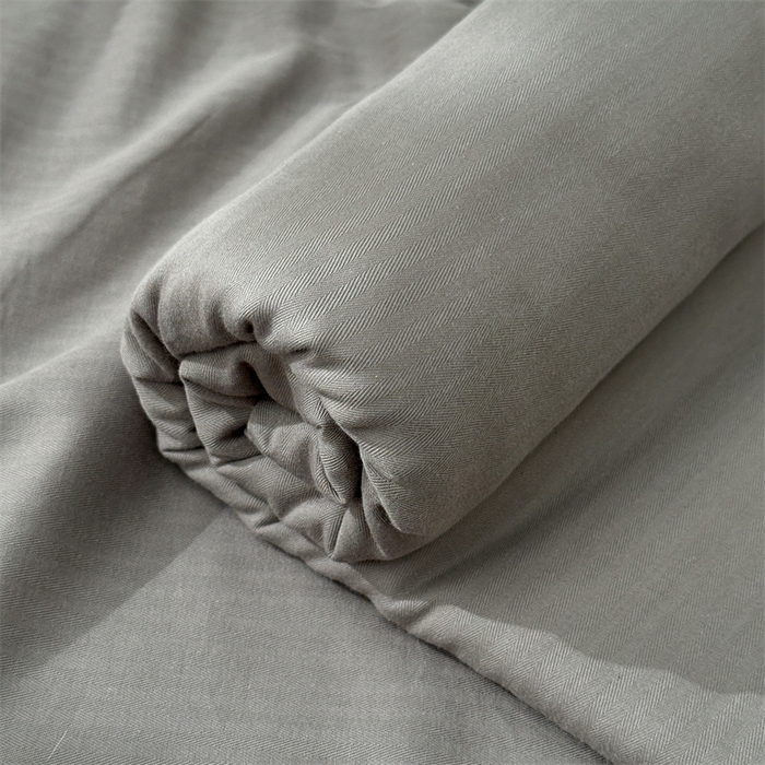 91家纺网 家纺一手货源 找家纺 丽涵家纺 2025新款全棉大雁纹单品床单床单三件套 good深银灰