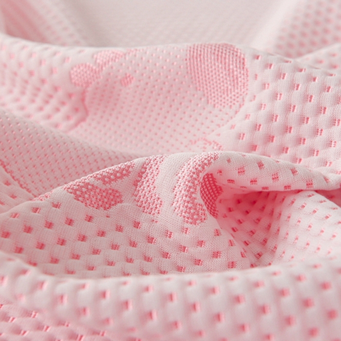 91家纺网 家纺一手货源 找家纺 梦之星 2025新款凉豆豆凉席三件套 卡比巴拉床笠款-粉