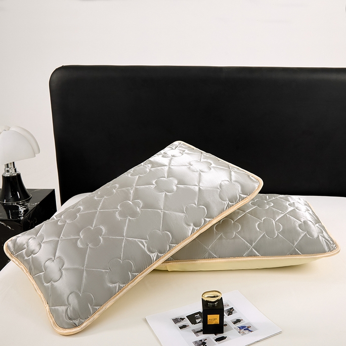 91家纺网 家纺一手货源 找家纺 （总）梦舒羽 2025新款夏季冰丝凉感夹棉枕套单人一对装可水洗加厚枕头套宿舍48x74cm枕芯套