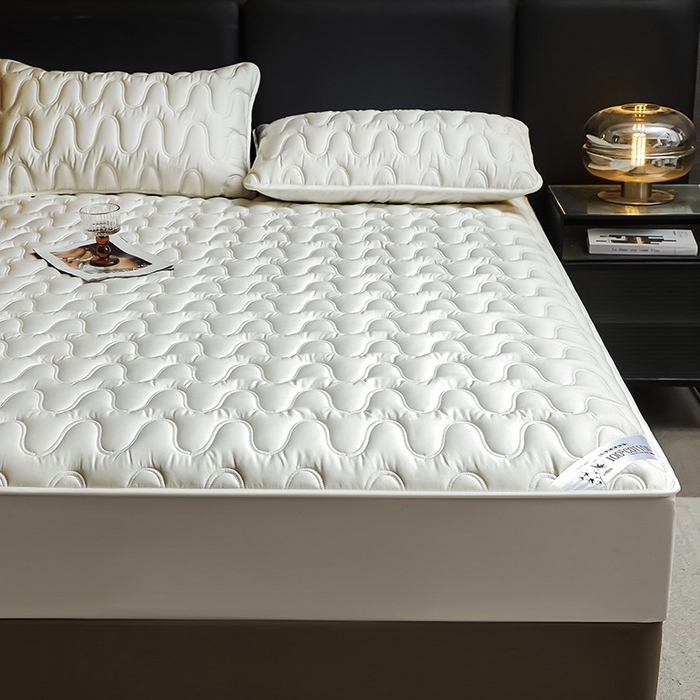 91家纺网 家纺一手货源 找家纺 （总）3C 2025新款100支全棉抗菌夹棉床笠