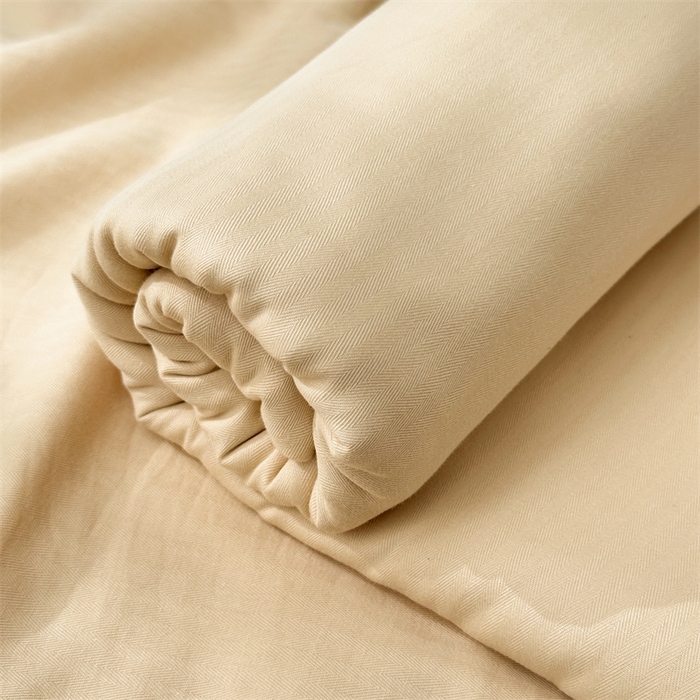 91家纺网 家纺一手货源 找家纺 丽涵家纺 2025新款全棉大雁纹单品床单床单三件套 good香槟金