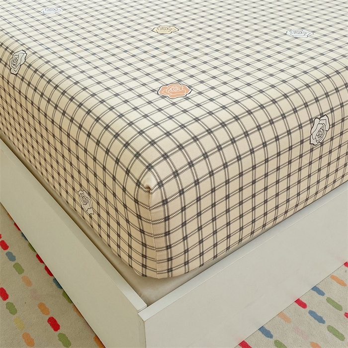 91家纺网 家纺一手货源 找家纺 凯磊2025新款老粗布印花单品床笠床笠单件 格韵雅眠