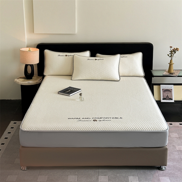 91家纺网 家纺一手货源 找家纺 笙意家纺 2025新款豆豆凉感软席-兰娜 兰娜-柔光白