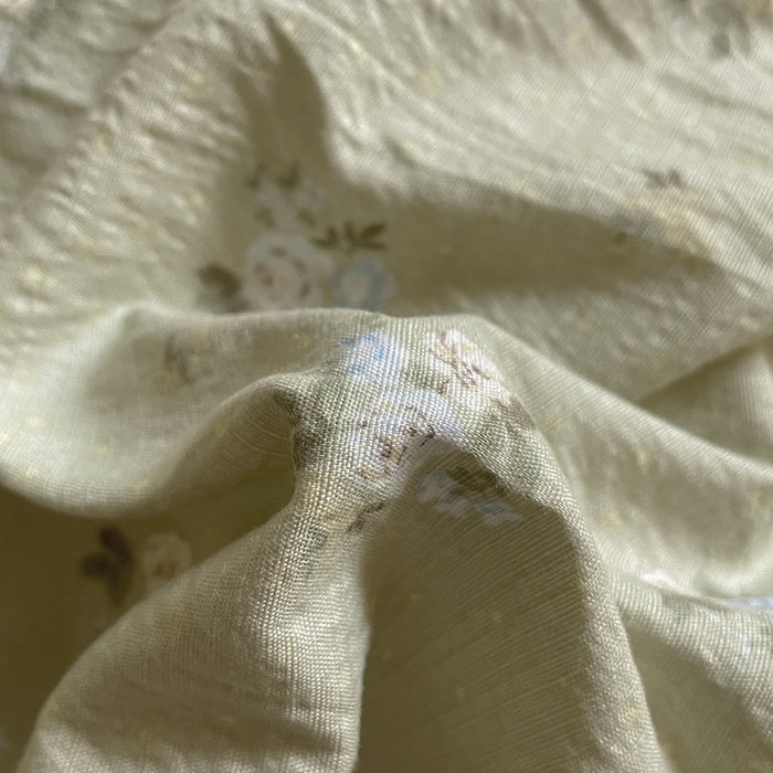 91家纺网 家纺一手货源 找家纺 初念 2025新款云感针织双层纱三件套-四件套【提供买家秀】 落日暮年-绿