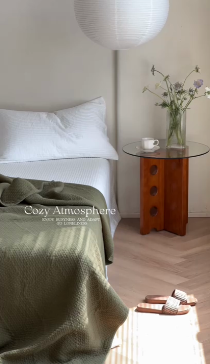 91家纺网 家纺一手货源 找家纺 雯雨家纺2025新款A类全棉加厚六层纱提花纯色盖毯 六层纱-橄榄绿