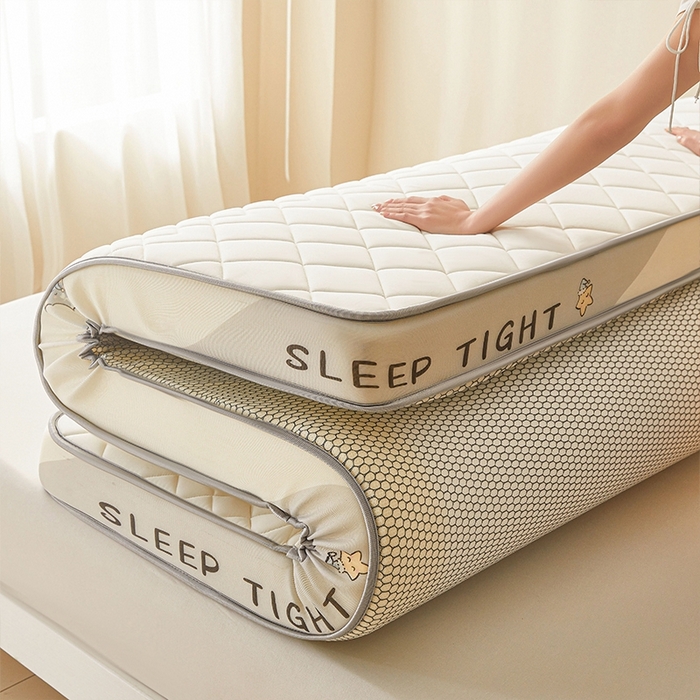 91家纺网 家纺一手货源 找家纺 （总）锦逸2025新款牛奶丝乳胶床垫