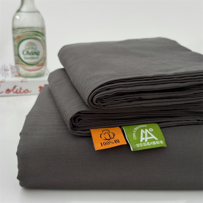 91家纺网 家纺一手货源 找家纺 丽涵家纺 2025新款全棉大雁纹单品床单床单三件套 good铅笔灰