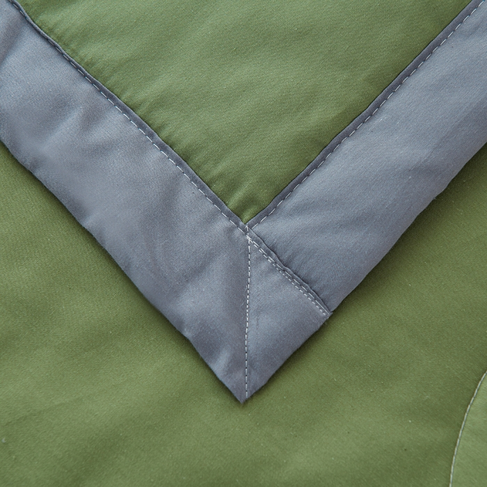 91家纺网 家纺一手货源 找家纺 被多多 2025新款全棉纯棉羽丝棉夏被夏凉被空调被 墨绿