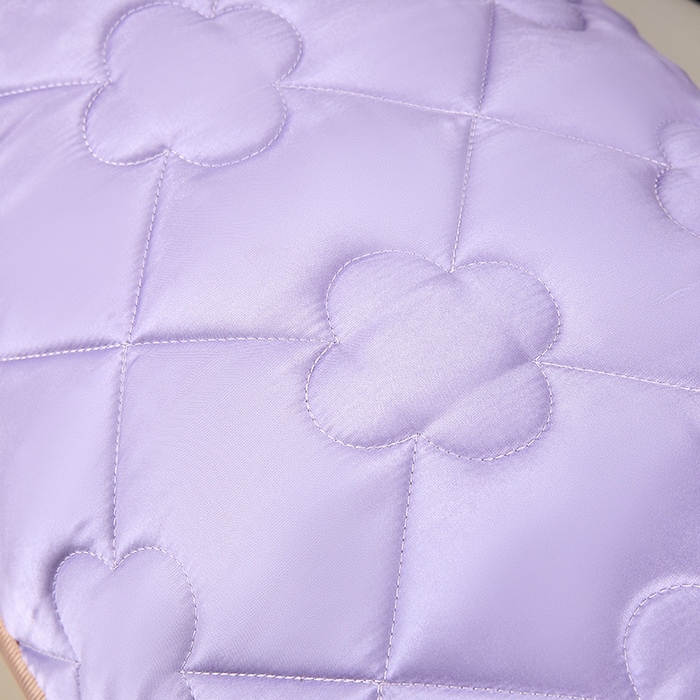 91家纺网 家纺一手货源 找家纺 梦舒羽 2025新款夏季冰丝凉感夹棉枕套双人情侣枕头套加长加厚枕芯套1.5m内胆套 夹棉加厚-雪青色