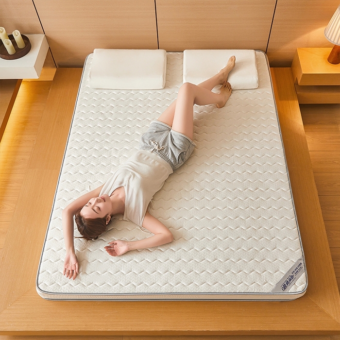 91家纺网 家纺一手货源 找家纺 （总）锦逸2025新款针织棉乳胶海绵床垫