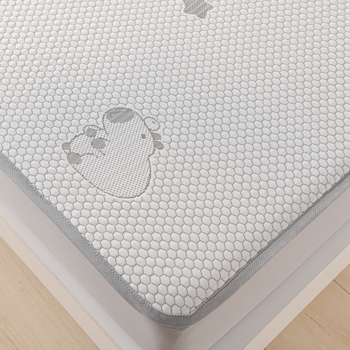 91家纺网 家纺一手货源 找家纺 梦之星 2025新款凉豆豆凉席三件套 卡比巴拉床笠款-灰