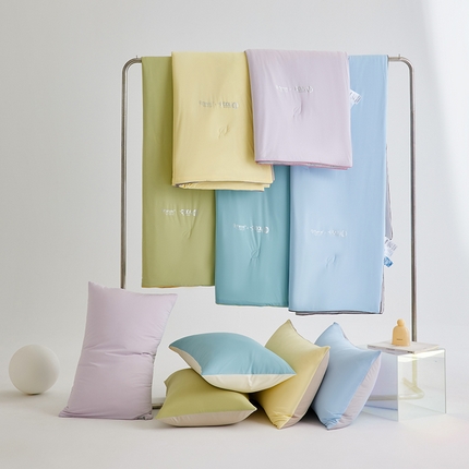 91家纺网 家纺一手货源 找家纺 莱福仕家纺 2025新款凉感兰精天丝夏被系列 组合图