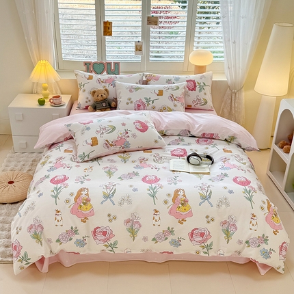 91家纺网 家纺一手货源 找家纺 （总）洺兰家居 2025新款13070全棉单被套