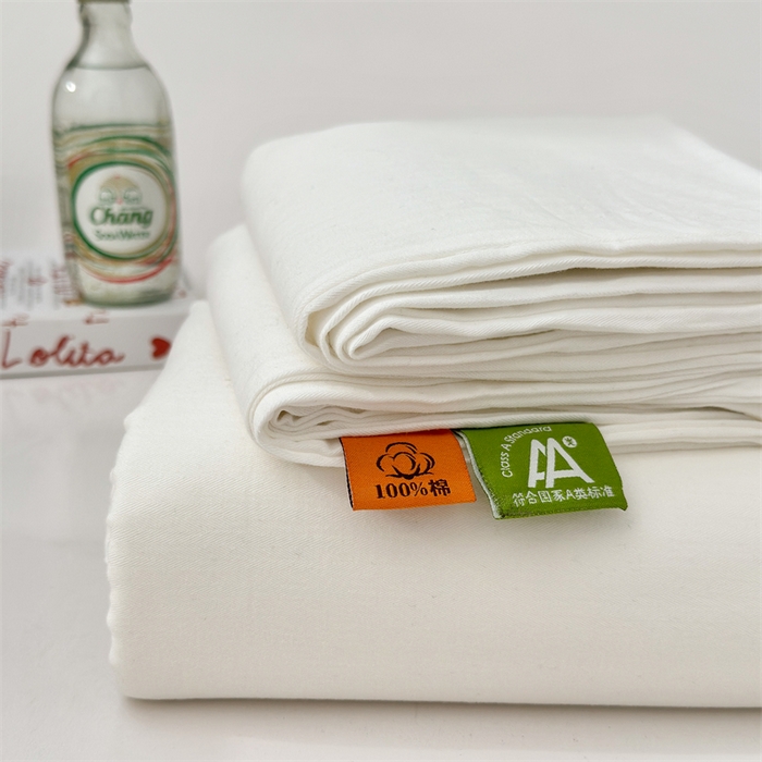 91家纺网 家纺一手货源 找家纺 丽涵家纺 2025新款全棉大雁纹单品床单床单三件套 good象牙白