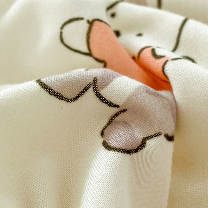 91家纺网 家纺一手货源 找家纺 葡萄家 2025新款A类母婴级大豆纤维牛奶丝针织棉夏凉被（提供买家秀）赏花兔