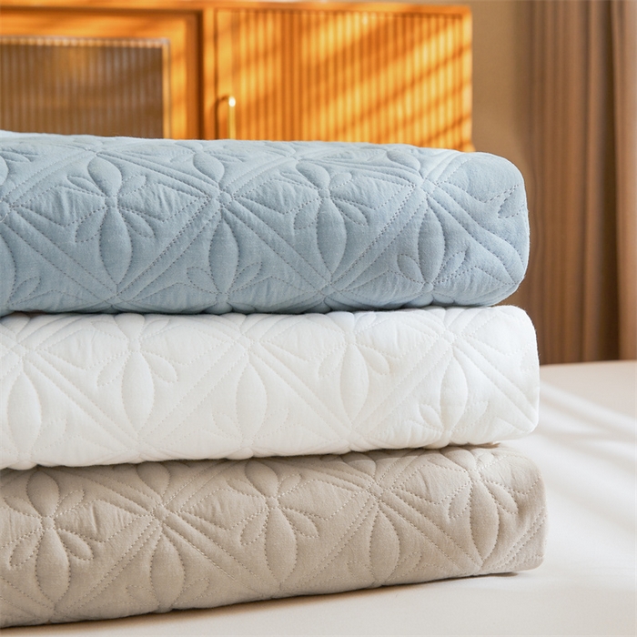 91家纺网 家纺一手货源 找家纺 3C 2025全棉蚕丝蛋白夹棉床笠 组合