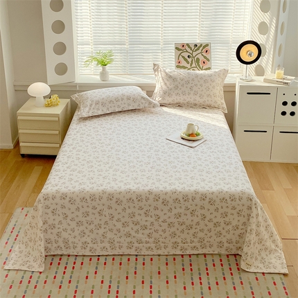 91家纺网 家纺一手货源 找家纺 （总）凯磊2025新款老粗布印花单品床单床单单件