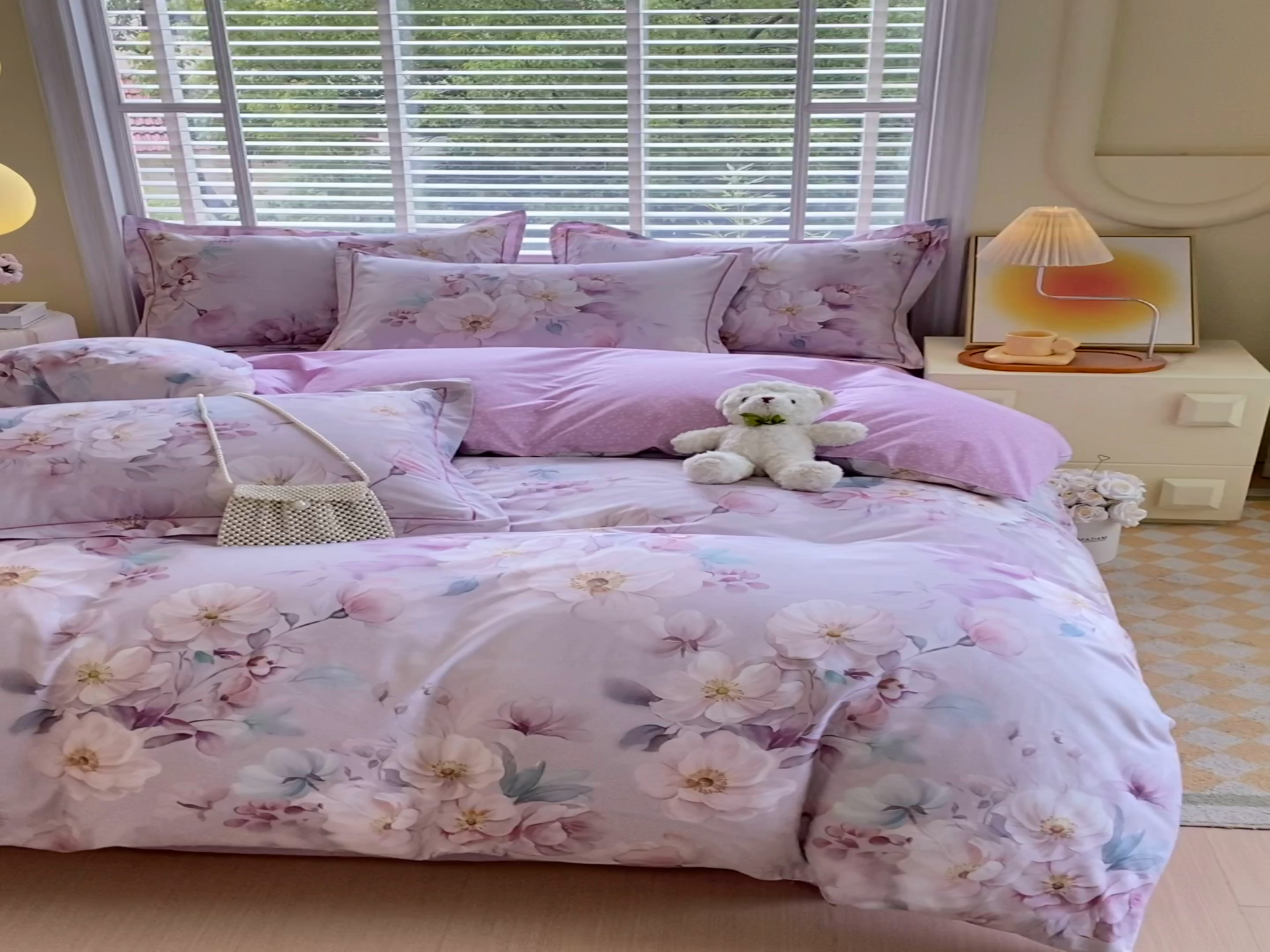 91家纺网 家纺一手货源 找家纺 （总）星期三  2025年4月新款铂金全棉纯棉13372四件套 加微信有会员价