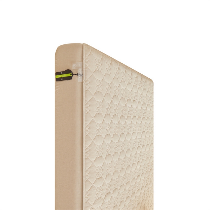 91家纺网 家纺一手货源 找家纺 3C 2025新款A类全棉四叶草防水隔脏床笠 防水 浅语-浅卡其