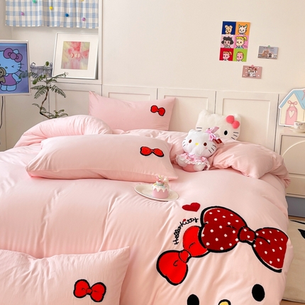 91家纺网 家纺一手货源 找家纺 （总）首尔2025新款云朵棉毛巾绣四件套