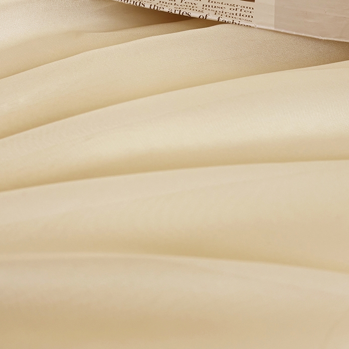 91家纺网 家纺一手货源 找家纺 梧桐家居 2025新款法式高定蝴蝶结赛琳娜雪纺花边四件套 赛琳娜-黄