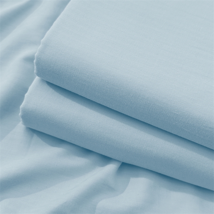 91家纺网 家纺一手货源 找家纺 丽涵家纺 2025新款全棉大雁纹单品床单床单三件套 good晴空蓝