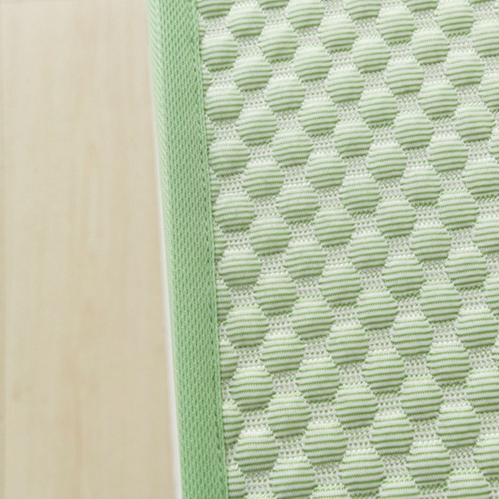 91家纺网 家纺一手货源 找家纺 梦之星 2025新款凉豆豆凉席三件套 纯色床笠款-绿