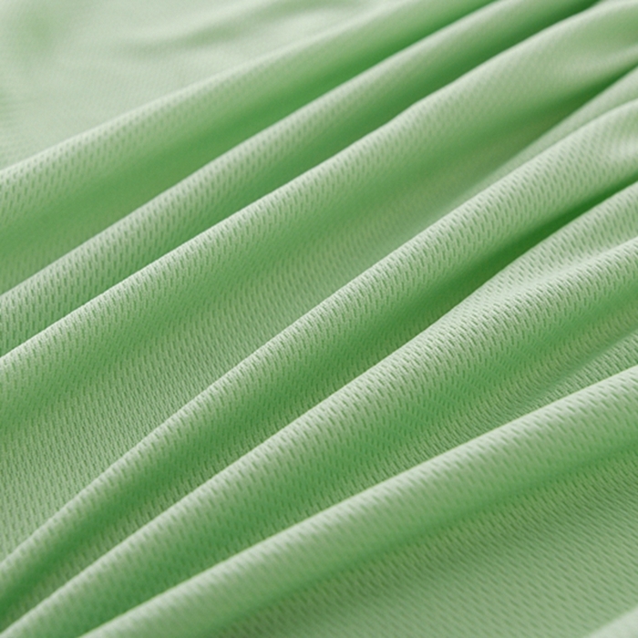 91家纺网 家纺一手货源 找家纺 梦之星 2025新款凉豆豆凉席三件套 纯色床笠款-绿