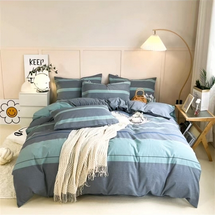 91家纺网 家纺一手货源 找家纺 （总）喜四方 2025新款全棉色织水洗棉单被套