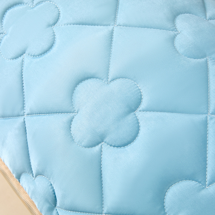 91家纺网 家纺一手货源 找家纺 梦舒羽 2025新款夏季冰丝凉感夹棉枕套双人情侣枕头套加长加厚枕芯套1.5m内胆套 夹棉加厚-天空蓝