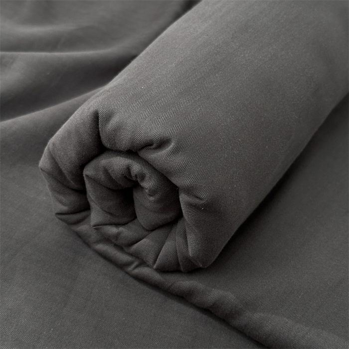 91家纺网 家纺一手货源 找家纺 丽涵家纺 2025新款全棉大雁纹单品床单床单三件套 good铅笔灰