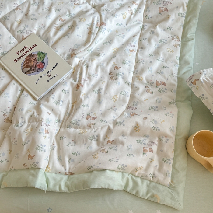 91家纺网 家纺一手货源 找家纺 （总）欧喜璐 2025新款里外全棉夏凉被