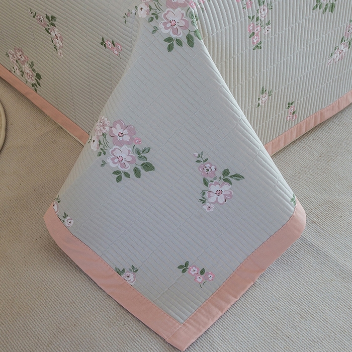 91家纺网 家纺一手货源 找家纺 晨晨家纺2025新款双面全棉夏被四件套 寻芳