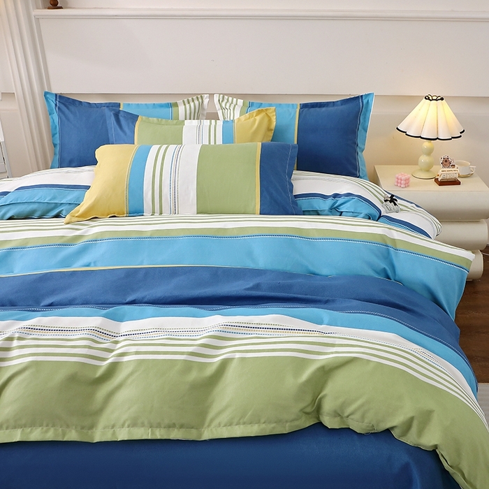 91家纺网 家纺一手货源 找家纺 北部居 2025新款加厚化纤四件套