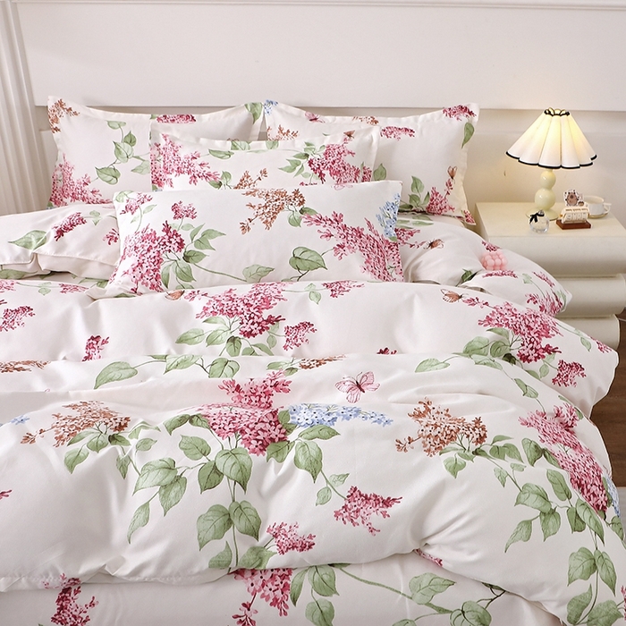 91家纺网 家纺一手货源 找家纺 北部居 2025新款加厚化纤四件套