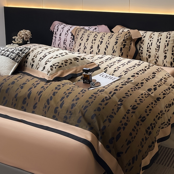 91家纺网 家纺一手货源 找家纺 （总）2025新款高端轻奢新品A类100支天丝棉夹棉床盖床笠四件套全棉纯棉床单加厚高端数码印花长绒棉床上用品