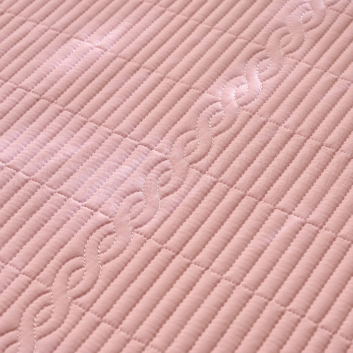 91家纺网 家纺一手货源 找家纺 X猫先生 2025新款全棉纯色床盖全棉床盖糖果系列 糖果-水柿粉